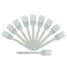 White Plastic Forks - Pack of 20 THEME PARTIES Pretty UR Party   