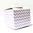 Light Purple Chevron Cupcake Box - Pack of 6 THEME PARTIES Pretty UR Party   