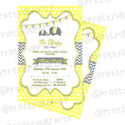 Elephant Baby shower Invitations BABY SHOWER Pretty UR Party   