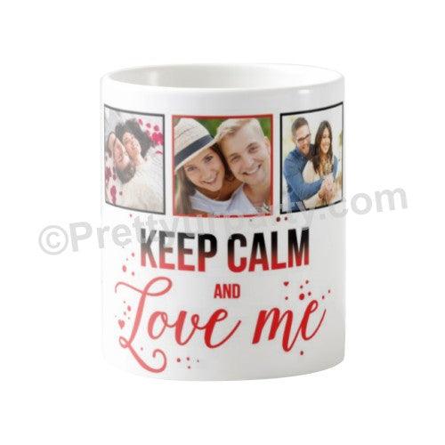Happy Valentines Day Keep Calm Photo Mug ALL PARTY SUPPLIES Pretty UR Party   