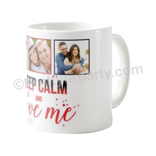 Happy Valentines Day Keep Calm Photo Mug ALL PARTY SUPPLIES Pretty UR Party   