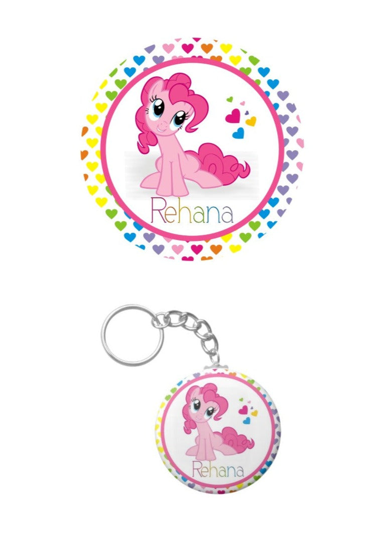 Personalised My Little Pony Keychain THEME PARTIES Pretty UR Party Default Title  