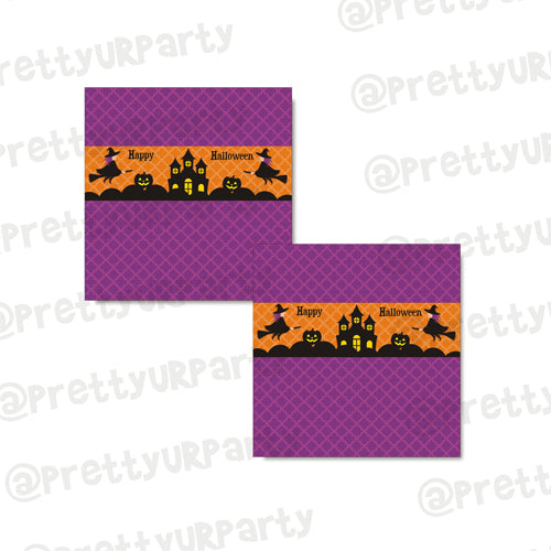 Halloween 02 Chocolate Wrappers ALL PARTY SUPPLIES Pretty UR Party Default Title  