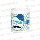 Personalised Little Man Mug THEME PARTIES Pretty UR Party   