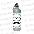 Personalised Little Man Sippers / Waterbottles THEME PARTIES Pretty UR Party Without name  