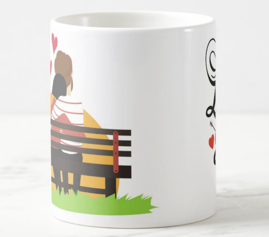 Love Story Valentines Mug ALL PARTY SUPPLIES Pretty UR Party   