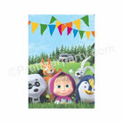 Masha and The Bear Theme Centerpieces - Pack of 2 THEME PARTIES Pretty UR Party Default Title  