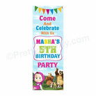 Masha and The Bear Theme Door Banner THEME PARTIES Pretty UR Party   