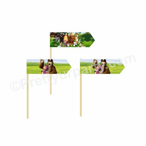 Masha and The Bear Theme Picks THEME PARTIES Pretty UR Party Default Title  