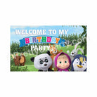 Masha and The Bear Theme Entrance Banner / Door Sign THEME PARTIES Pretty UR Party Default Title  
