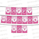 Pink Pattern Mothers Day Bunting ALL PARTY SUPPLIES Pretty UR Party   
