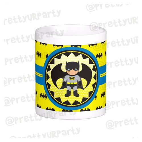 Personalised Batman Inspired Mug THEME PARTIES Pretty UR Party Default Title  