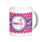 Personalised Ballerina Mug THEME PARTIES Pretty UR Party   