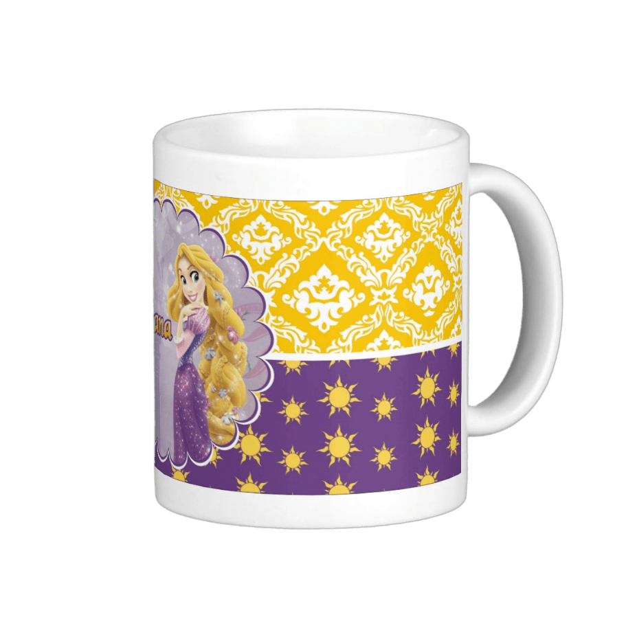 Personalised Tangled / Rapunzel Mug THEME PARTIES Pretty UR Party   