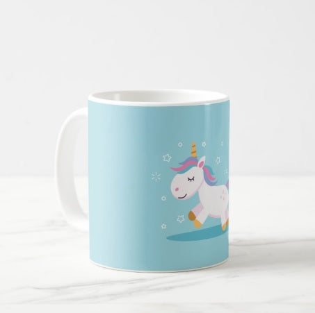 Personalised Unicorn Mug 01 THEME PARTIES Pretty UR Party   