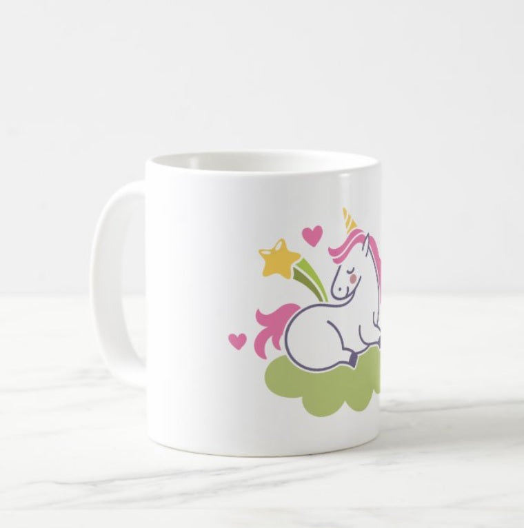 Personalised Unicorn Mug 05 THEME PARTIES Pretty UR Party   