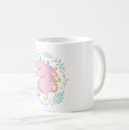 Personalised Unicorn Mug 03 THEME PARTIES Pretty UR Party   