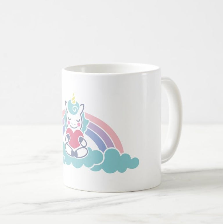 Personalised Unicorn Mug 04 THEME PARTIES Pretty UR Party   