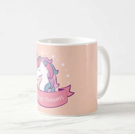 Personalised Unicorn Mug 02 THEME PARTIES Pretty UR Party   