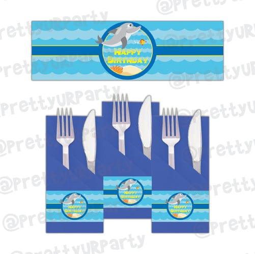 Under the Sea Napkin Rings THEME PARTIES Pretty UR Party Default Title  