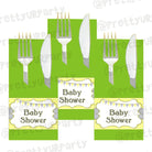 Elephant Baby shower Napkin Rings BABY SHOWER Pretty UR Party Default Title  