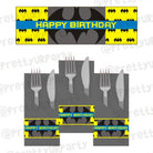 Batman Inspired Napkin Rings THEME PARTIES Pretty UR Party   