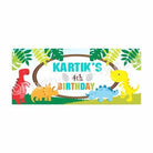 Personalized Dinosaur Theme Banner 30in PERSONALISED Pretty UR Party Default Title  