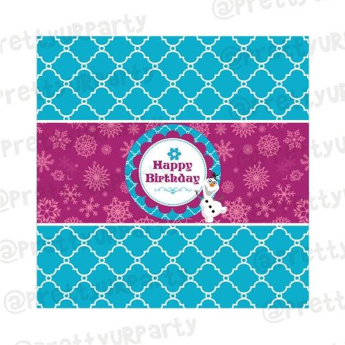 New Frozen Chocolate Wrappers THEME PARTIES Pretty UR Party Default Title  