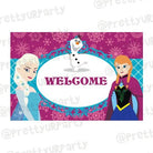 New Frozen Entrance Banner / Door Sign THEME PARTIES Pretty UR Party Default Title  