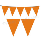 Orange Plain Bunting BABY SHOWER Pretty UR Party Default Title  