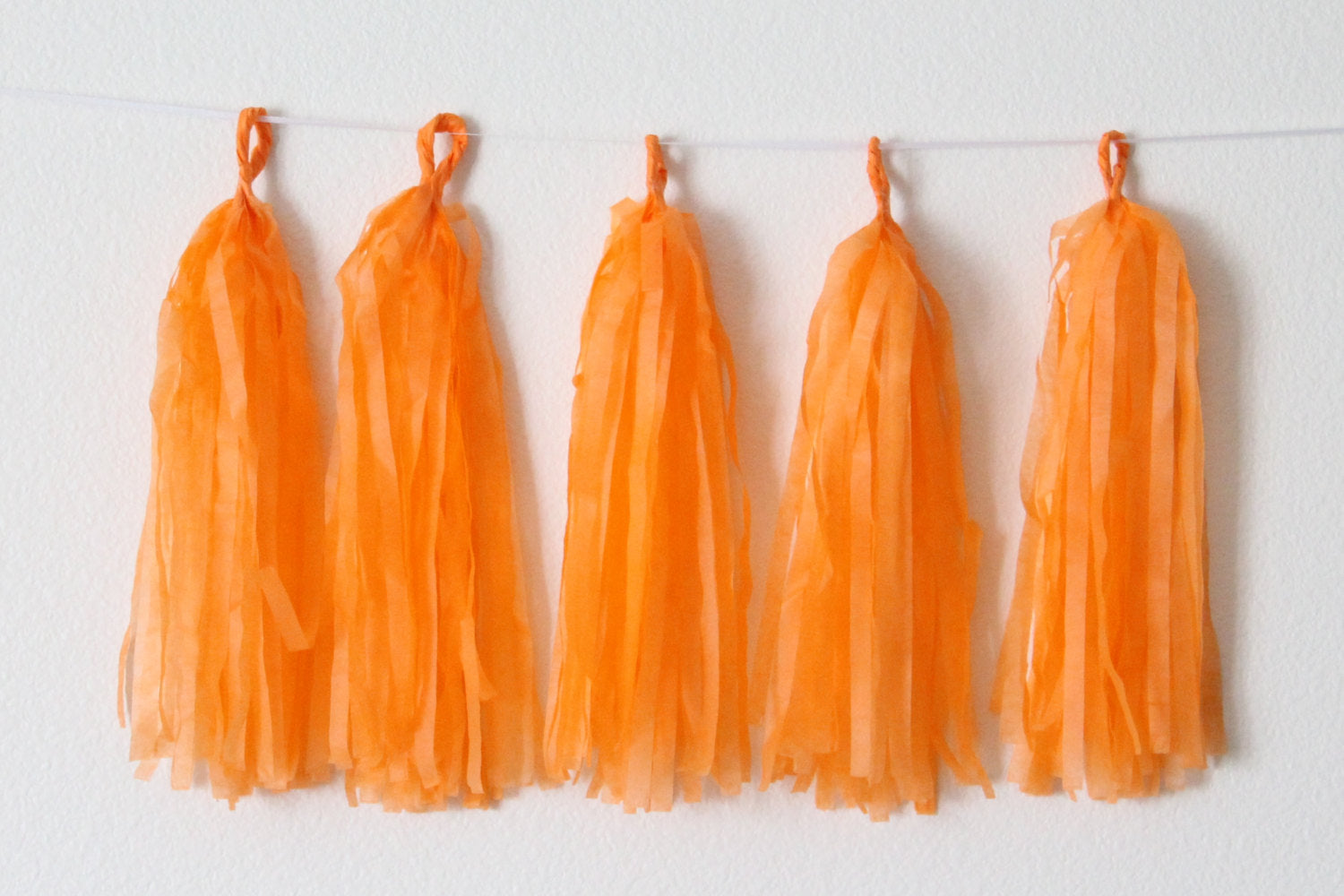 Orange Tassel Garland Kit - Set of 5 THEME PARTIES Pretty UR Party   