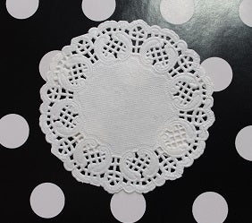 Paper Doily -  Round (pack of 25) TABLEWARE Pretty UR Party 4"  