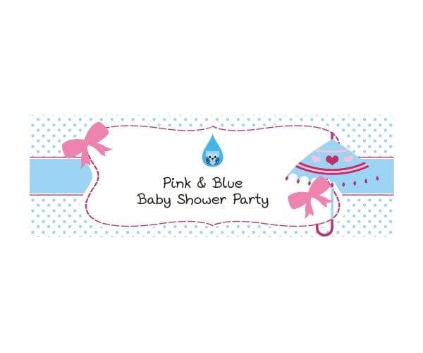 Pink and Blue Baby Shower Decorations Package BABY SHOWER Pretty UR Party   
