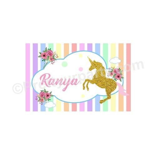 Unicorn Placemats THEME PARTIES Pretty UR Party Default Title  