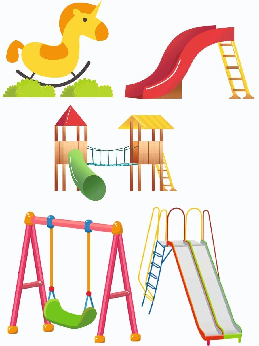 Playground Theme Cutouts THEME PARTIES Pretty UR Party   