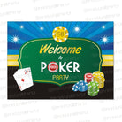 Poker Theme Entrance Banner / Door Sign ALL PARTY SUPPLIES Pretty UR Party Default Title  