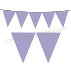 Purple Plain Bunting BABY SHOWER Pretty UR Party Default Title  