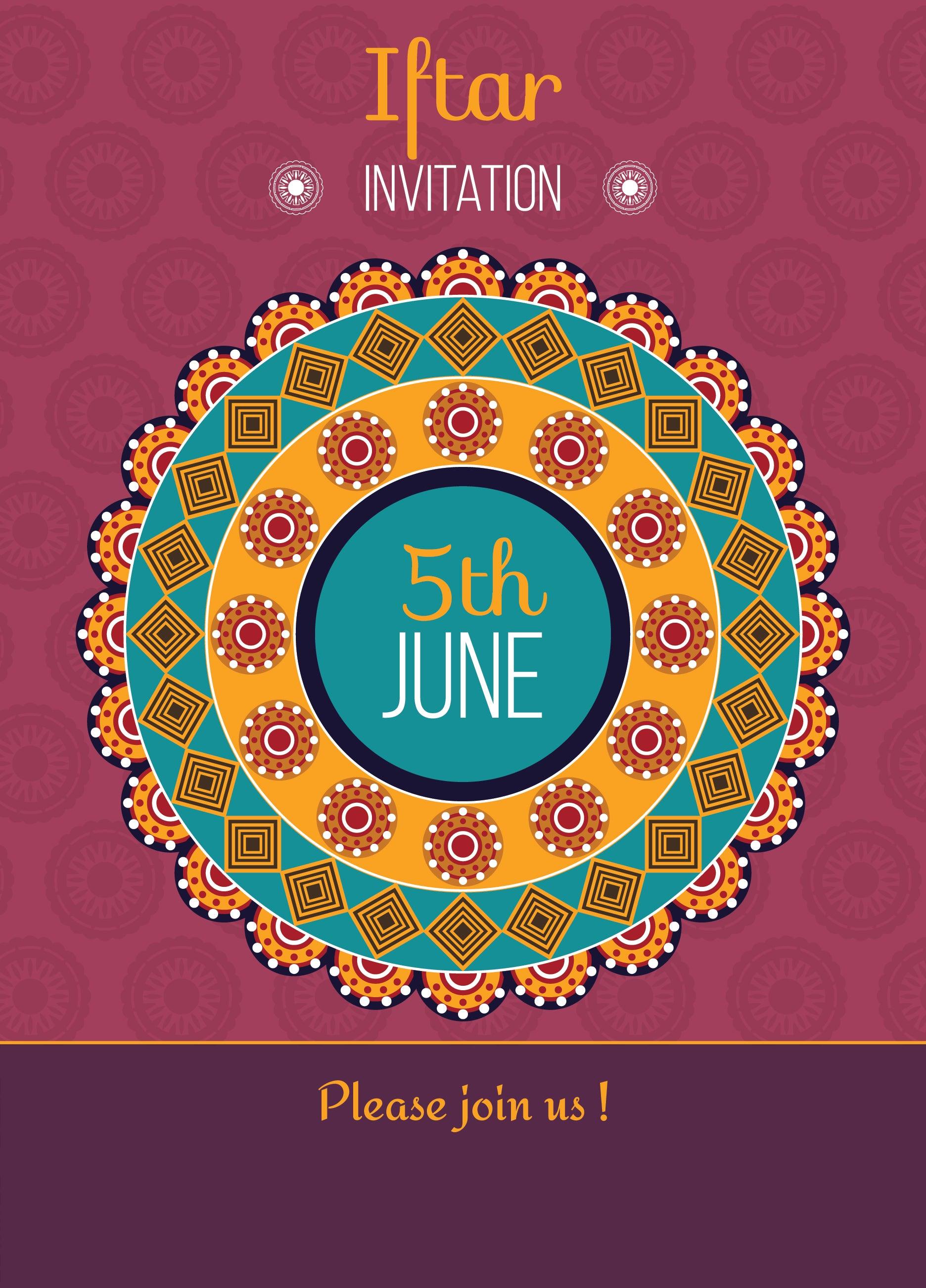 Eid Iftar Invitations 03 ALL PARTY SUPPLIES Pretty UR Party Default Title  