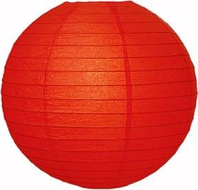 Red Round Paper Lamps 14" ALL PARTY SUPPLIES Pretty UR Party   