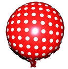 Red Polka Dot Foil Balloon - 18" ALL PARTY SUPPLIES Pretty UR Party   