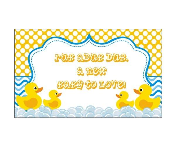 Rubber Ducky Baby Shower Party Decorations BABY SHOWER Pretty UR Party   