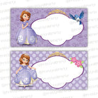 Sofia the first inspired Labels / Buffet Table Cards  Pretty UR Party Default Title  