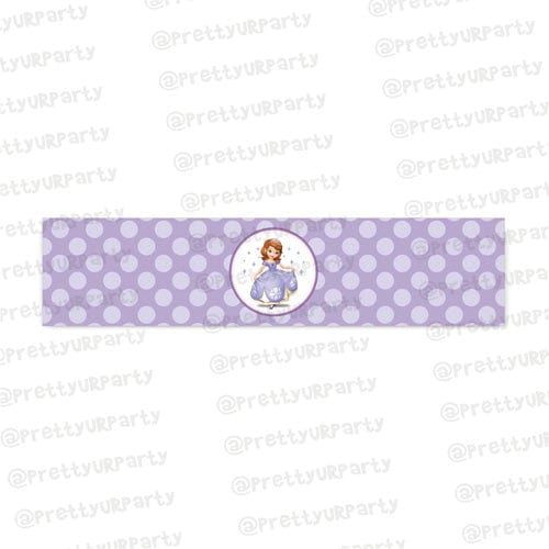 Sofia the first inspired Wrist Bands - Pack of 10  Pretty UR Party Default Title  