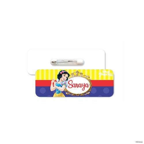 Snow White Badge / Name Tag PERSONALISED Pretty UR Party   