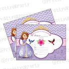 Sofia the first inspired Invitations ALL PARTY SUPPLIES Pretty UR Party Default Title  