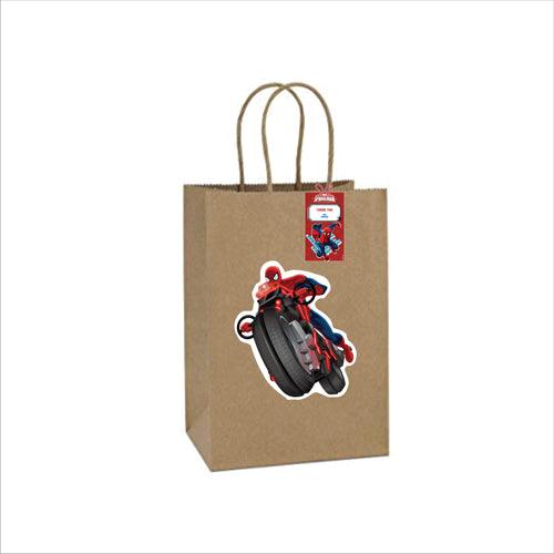 Spiderman Gift Bags - Pack of 10 ACCESSORIES Pretty UR Party   