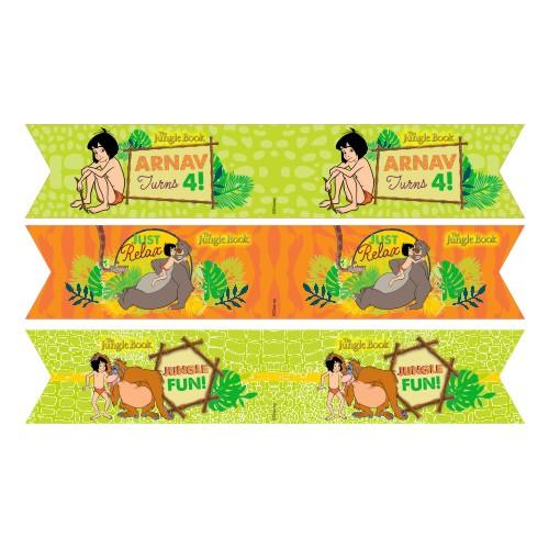 Jungle Book Drink Straws THEME PARTIES Pretty UR Party Default Title  