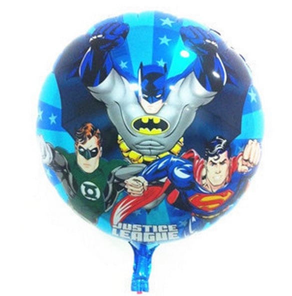 Superhero / Justice League 18" Foil Balloon ALL PARTY SUPPLIES Pretty UR Party   