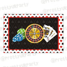 Casino Night Table Mats ALL PARTY SUPPLIES Pretty UR Party Default Title  