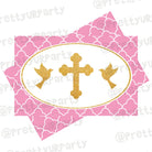 Baptism Pink Theme Table Mats ALL PARTY SUPPLIES Pretty UR Party   